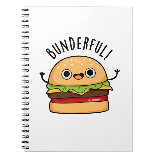Bunderful Grappige Burger Brood Pun Notitieboek (Voorkant)