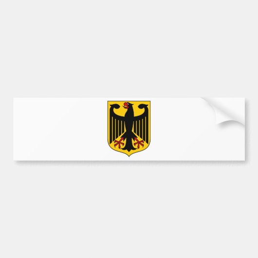 Bundesadler - Bundeswappen Deutschland - Duitsland Bumpersticker (Voorkant)