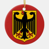 Bundesadler - Bundeswappen Deutschland - Duitsland Keramisch Ornament (Voorkant)