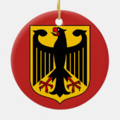 Bundesadler - Bundeswappen Deutschland - Duitsland Keramisch Ornament (Achterkant)