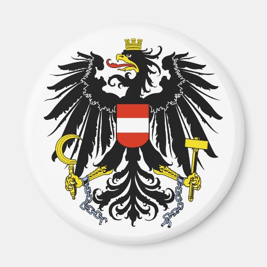 Bundesadler, Oostenrijk Magneet (Voorkant)