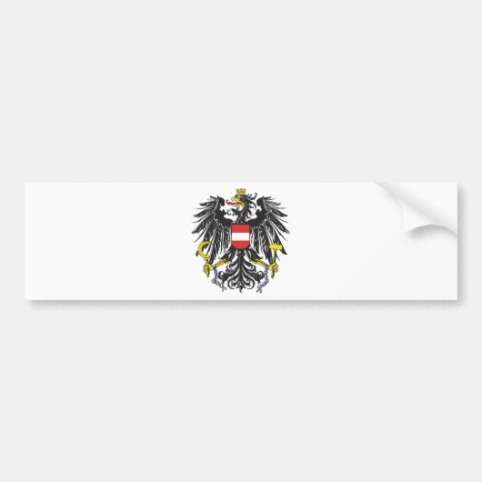 Bundesadler Österreich Bumpersticker (Voorkant)