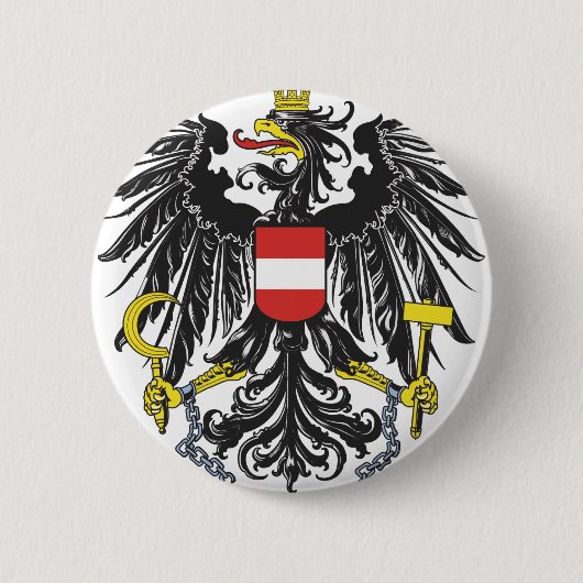 Bundesadler Österreich Ronde Button 5,7 Cm (Voorkant)