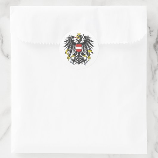 Bundesadler Österreich Ronde Sticker (Tas)
