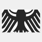 Bundesadler Rechthoekige Sticker (Voorkant)