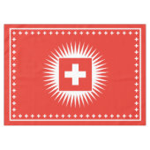 Bundesfeier Swiss Flag National Day Celebration Tafelkleed (Voorkant (Horizontaal))