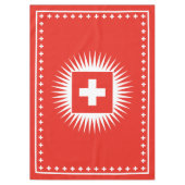 Bundesfeier Swiss Flag National Day Celebration Tafelkleed (Voorkant)