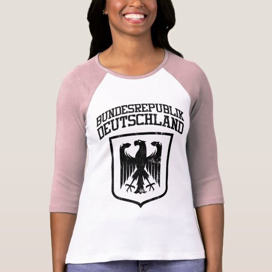 Bundesrepublik Deutschland/Duitse adelaar T-shirt (Voorkant)