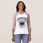 Bundesrepublik Deutschland/Duitse adelaar T-shirt (Voorkant volledig)