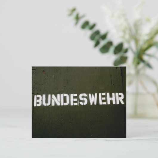 Bundeswehr Briefkaart (Staand voorkant)