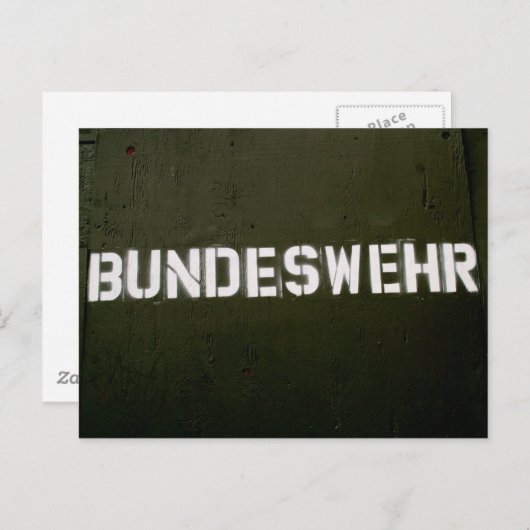 Bundeswehr Briefkaart (Voorkant / Achterkant)