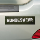 Bundeswehr Bumpersticker (Op auto)