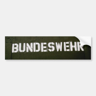 Bundeswehr Bumpersticker