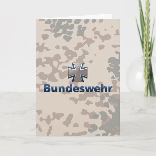 Bundeswehr Embleem Kaart (Voorkant)