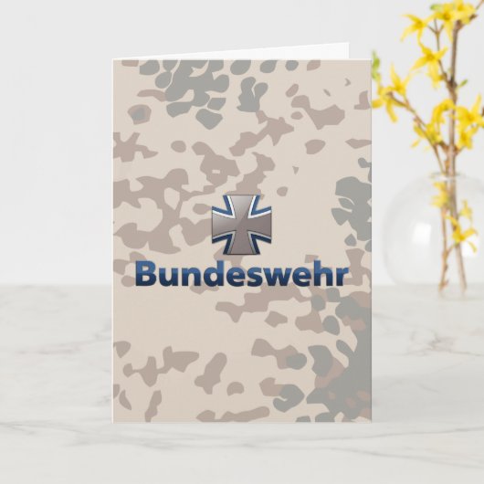 Bundeswehr Embleem Kaart (Gele Bloem)
