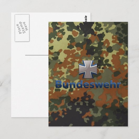 Bundeswehr Emblem Briefkaart (Voorkant / Achterkant)