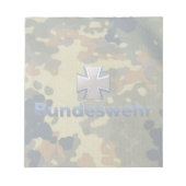Bundeswehr Emblem Notitieblok (Voorkant)