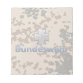 Bundeswehr Emblem Notitieblok (Voorkant)