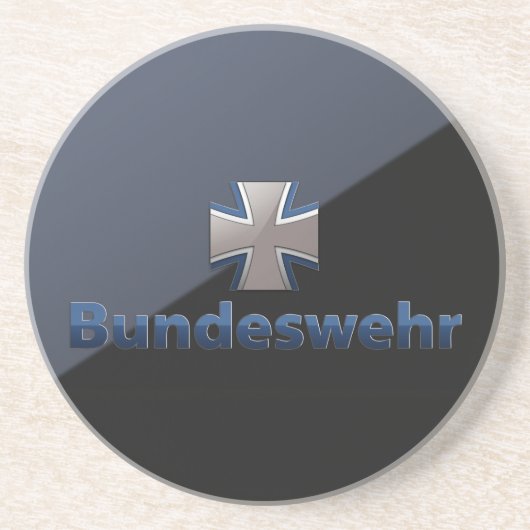 Bundeswehr Emblem Zandsteen Onderzetter (Voorkant)