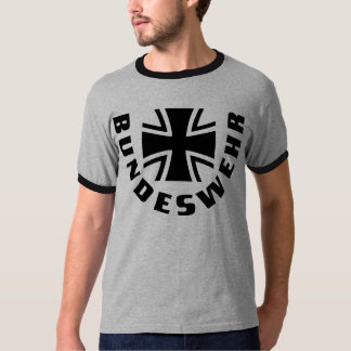 Bundeswehr Kreuz Schwarz Black Cross T-shirt