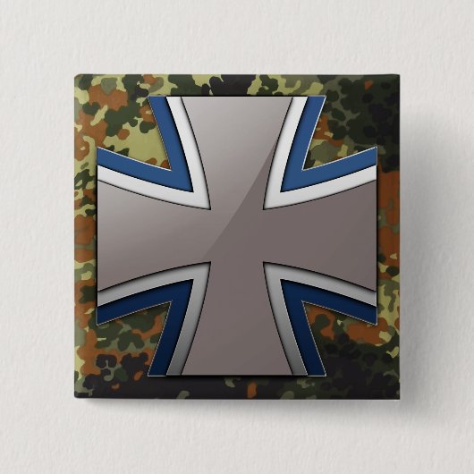 Bundeswehr Vierkante Button 5,1 Cm (Voorkant)