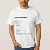 bundle install T-shirts (Ruby on Rails) (Voorkant)