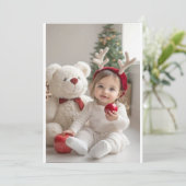 Bundle of Bedankt: de perfecte Baby-bedankkaart Kaart (Staand voorkant)