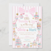 Bundle of Joy Christmas baby shower invite. Kaart (Voorkant)