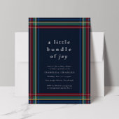 Bundle of Joy Classic Christmas baby shower Kaart