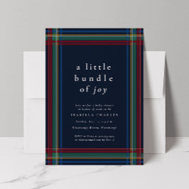 Bundle of Joy Classic Christmas baby shower Kaart