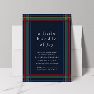 Bundle of Joy Classic Christmas baby shower Kaart