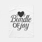 Bundle Of Joy Love Quote Cute Motivation  Fleece Deken (Voorkant)