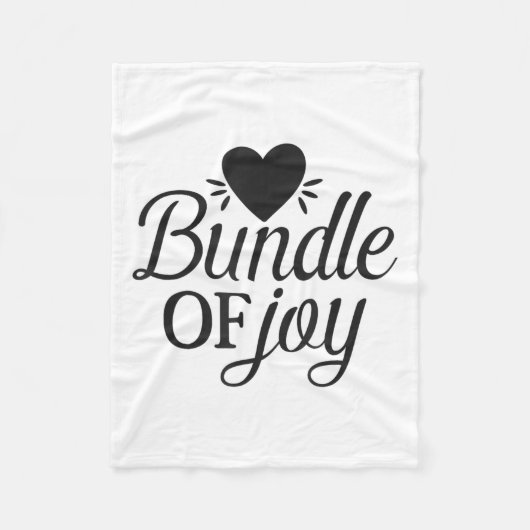 Bundle Of Joy Love Quote Cute Motivation  Fleece Deken (Voorkant)