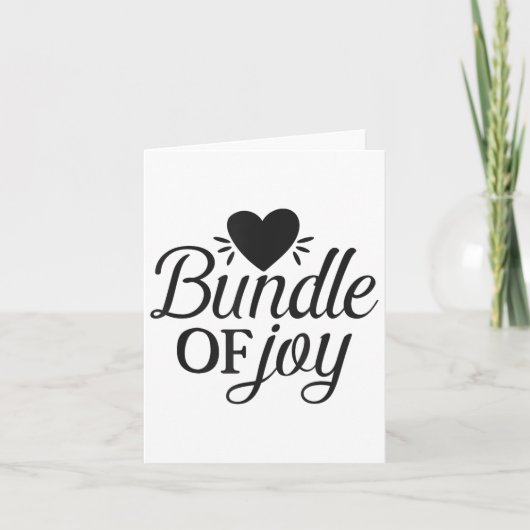 Bundle Of Joy Love Quote Cute Motivation Kaart (Voorkant)