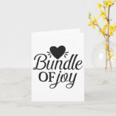 Bundle Of Joy Love Quote Cute Motivation Kaart (Gele Bloem)