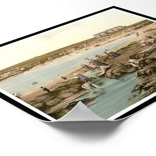 Bundoran. Co. Donegal, Ierland Poster (Hoek)