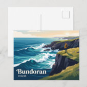 Bundoran Ierland Briefkaart (Voorkant / Achterkant)