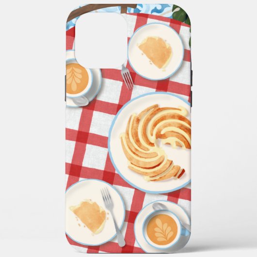 Bundt Cake and Coffee for Two Case-Mate iPhone Case (Achterkant)