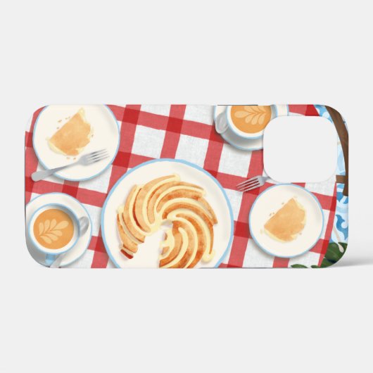 Bundt Cake and Coffee for Two Case-Mate iPhone Case (Achterkant (horizontaal))