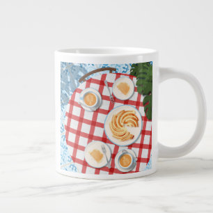 Bundt Cake and Coffee for Two Grote Koffiekop