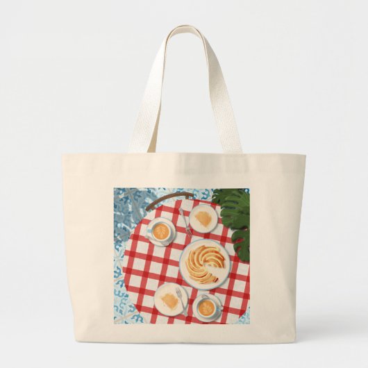 Bundt Cake and Coffee for Two Grote Tote Bag (Voorkant)