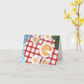 Bundt Cake and Coffee for Two Kaart (Gele Bloem)