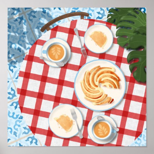 Bundt Cake and Coffee for Two Poster (Voorkant)
