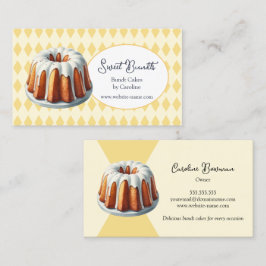 Bundt Cake Bakery Visitekaartje