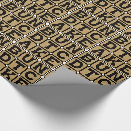 Bundt Cake, dessert Cadeaupapier (Hoek)