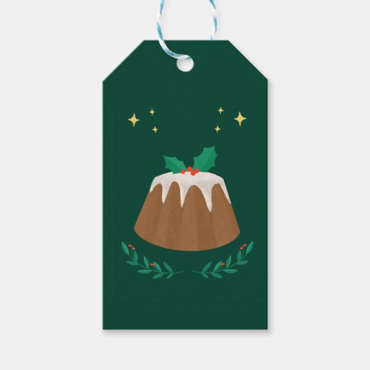 Bundt Cake Holiday Gift Label Cadeaulabel (Voorkant)