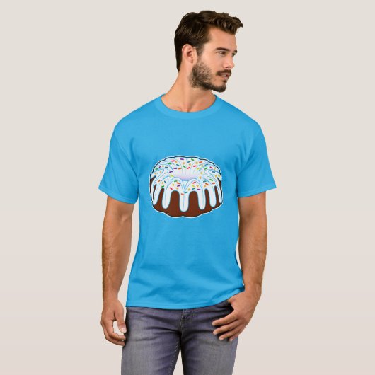 Bundt Cake met Sprinkles T-shirt (Voorkant volledig)