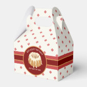 Bundt Mold Bked Sponge - Glazed Ring - uw gebeurte Bedankdoosjes (Voorkant Zijde)