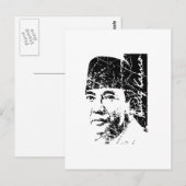 Bung Karno Briefkaart (Voorkant / Achterkant)