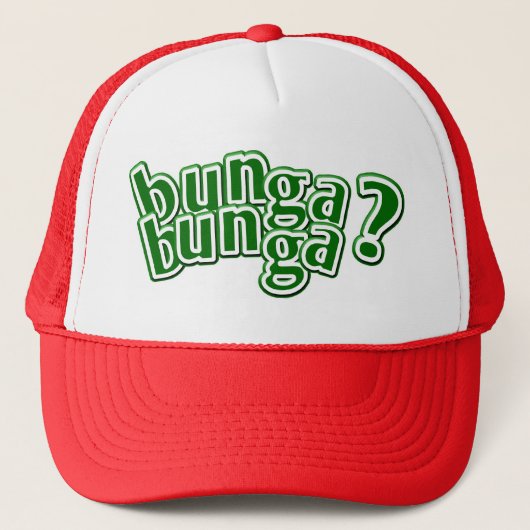 Bunga bunga trucker pet (Voorkant)